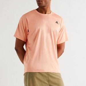 Adidas aeroready men's Women's fast dry yoga T-shirt pink Coral size S